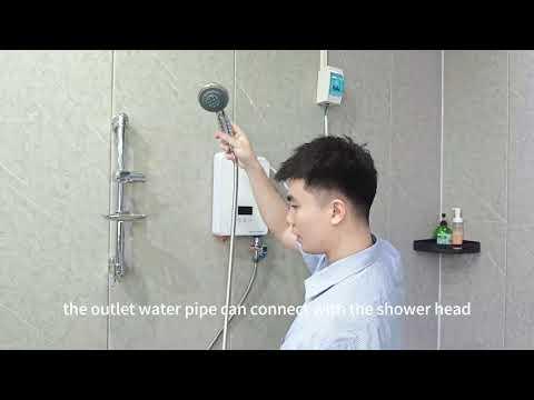 Anlabeier Instant Electric Tankless Water Heater Install in Household Bathroom🚿🛁
