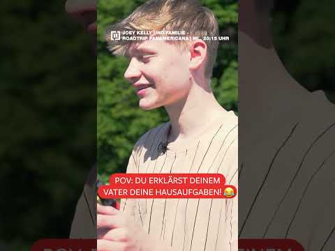 POV: Du erklärst deinem Vater deine Hausaufgaben! 😂 | Joey Kelly und Familie #shorts #01