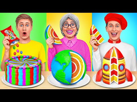 Provocare De Gătit: Eu vs. Bunica | Uimitoare de Gătit Hack-uri Multi DO Challenge