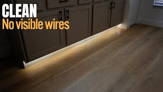 Under Cabinet LED like a pro (no visible wires)