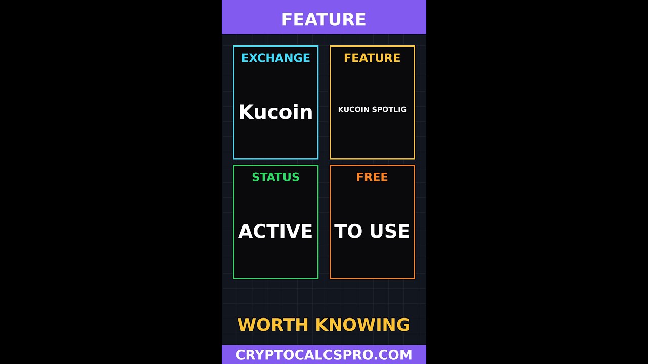 KUCOIN Spotlight (Launchpad): How It Works