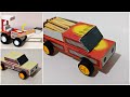 Top 3 Amazing Things How To Make Matchbox Car At Home DIY Matchbox Mini Car