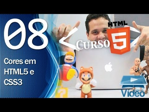 Curso de HTML5 08 Códigos de Cores em HTML5 e CSS3 by Gustavo Guanabara