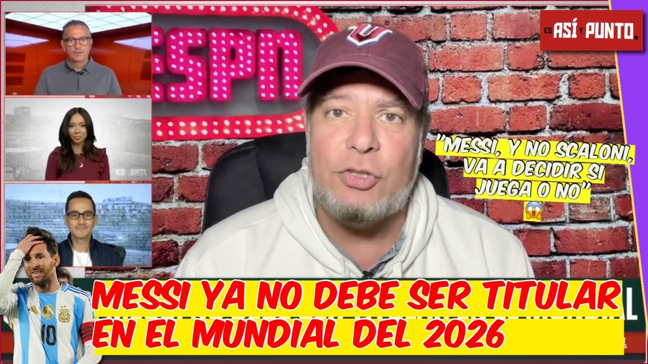 Con MESSI de titular, Argentina NO VA A PODER DEFENDER SU TÍTULO en el MUNDIAL 2026 | Es Así y Punto