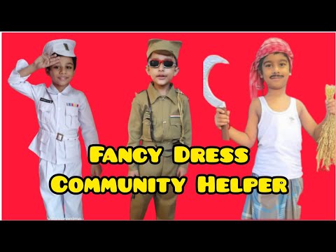 Fancy Dress Competition | Community Helpers | Doctor | Farmer | Army | Navy | Police |  Firefighter