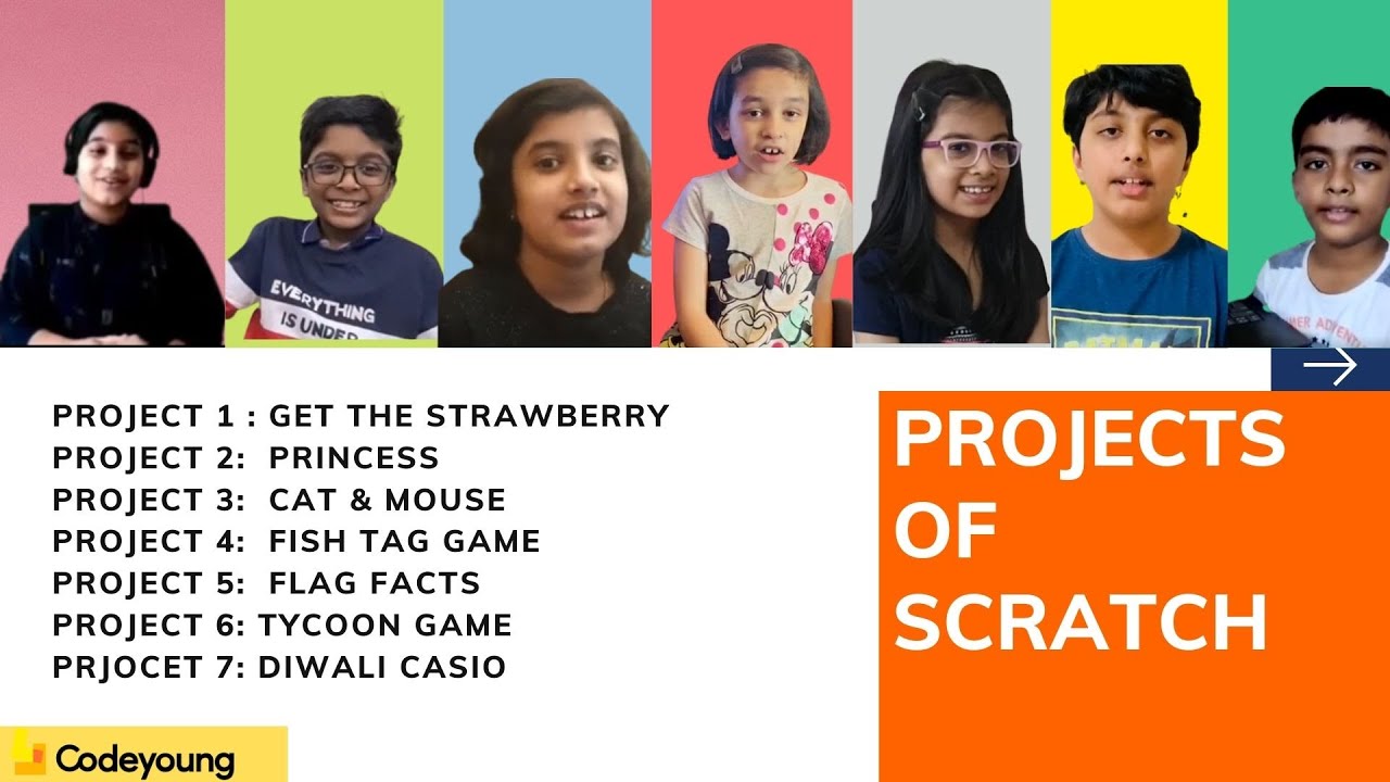Scratch Projects of Codeyoung | Learn Scratch | Learn to Code | Codeyoung