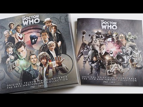Doctor Who: 50th Anniversary Collection CD Soundtrack (Limited Edition) Unboxing & Review