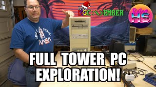 Exploring And Restoring A Full Tower PC From The Early 90s #DOSCEMBER2021