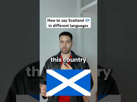 How to say Scotland 🏴󠁧󠁢󠁳󠁣󠁴󠁿 in different languages! #scottish #scotland #welsh #uk