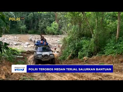 POLRES GAYO LUES TEROBOS MEDAN TERJAL SALURKAN BANTUAN KE DESA TERISOLIR