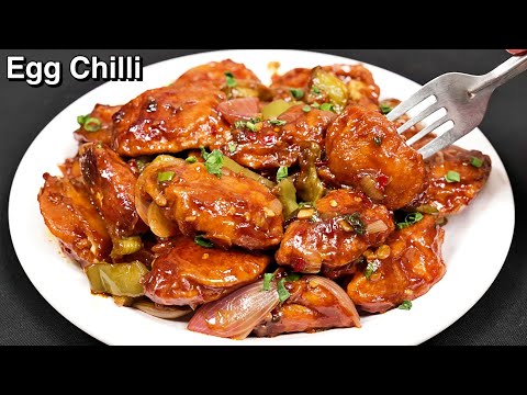 Restaurant Style Egg Chili Recipe - Spicy Egg Chili | Easy & Quick Egg Recipe