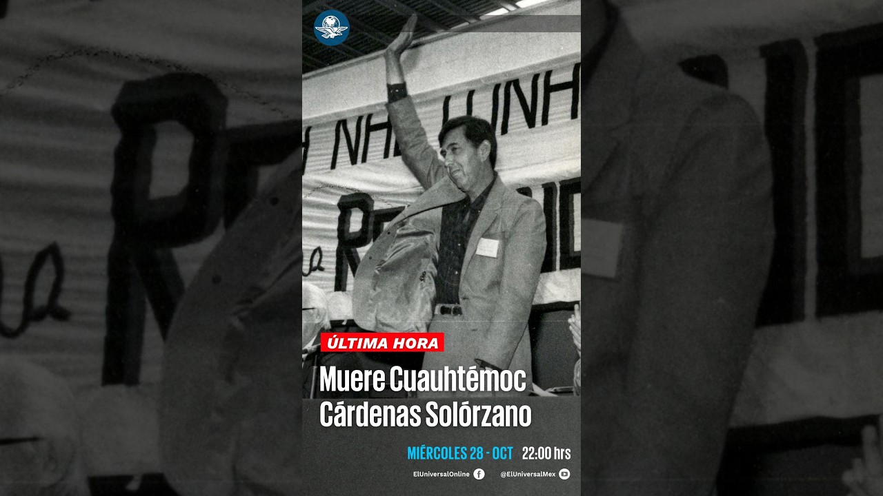ÚLTIMA HORA: Muere Cuauhtémoc Cárdenas, líder de izquierda y pilar de la demoracia