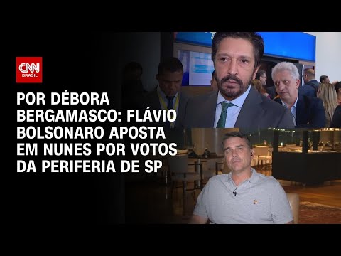 Flávio Bolsonaro aposta em Nunes por votos da periferia | CNN 360°