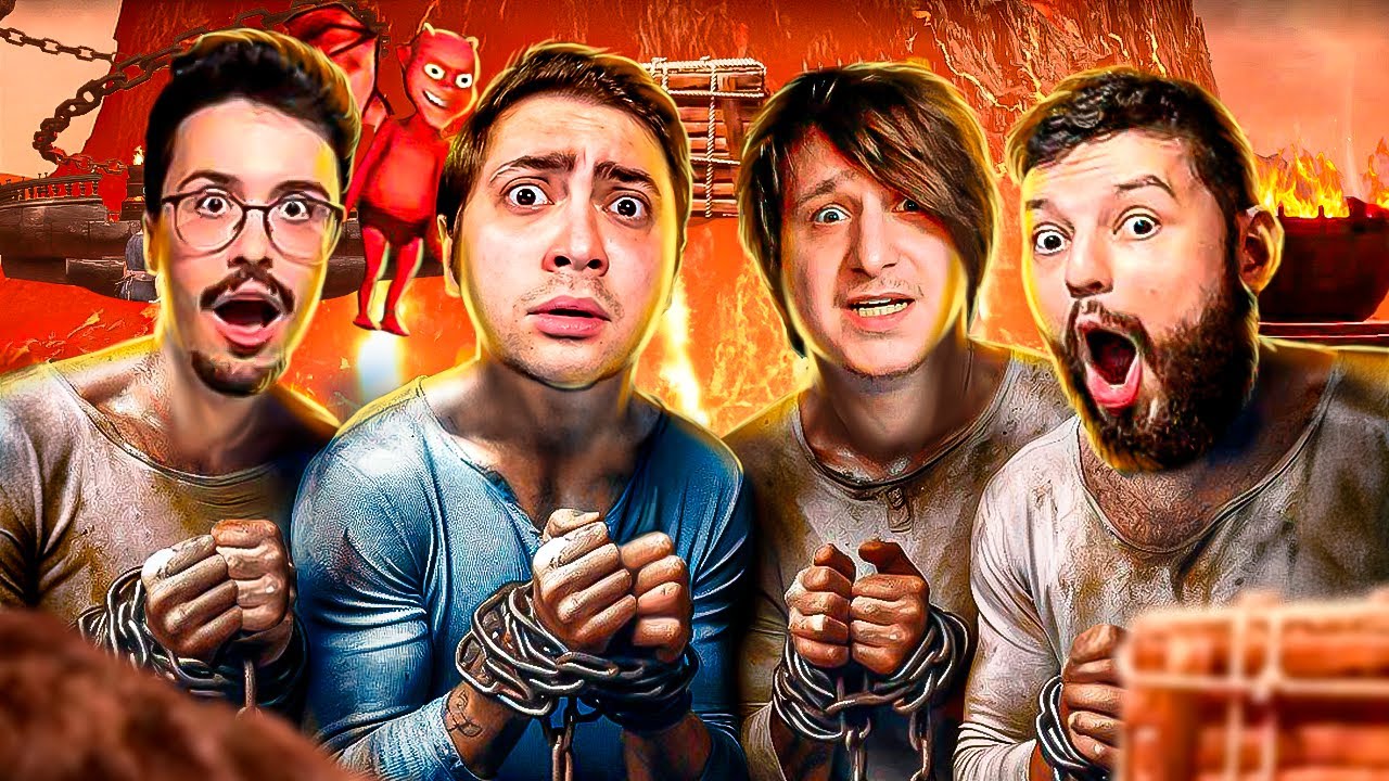 FUI ACORRENTADO COM MEUS AMIGOS! - CHAINED TOGETHER COM OS AMIGOS - Parte 1