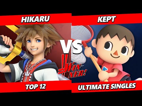 Winner! 20 - HIKARU (Sora) Vs. kept (Villager, Diddy Kong) SSBU Ultimate Tournament