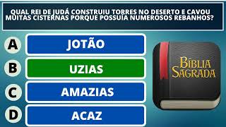20 PERGUNTAS E RESPOSTAS DESAFIADORAS SORBE A BÍBLIA  - QUIZ BÍBLICO