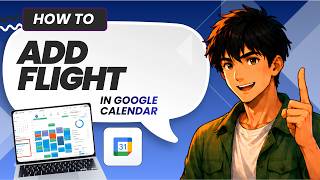 How to Add Flight in Google Calendar (Updated 2026)