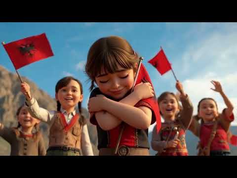 ✨Flamuri Ynë Kuqe e Zi ✨ 🇦🇱  – Këngë për fëmijë | 28-29 Nëntori | Festa e Flamurit 🇦🇱