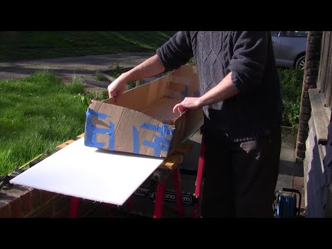 Just About Sailing April 2020 - Making a DIY plastic water tank, Pt2 Construction & first Leak Test