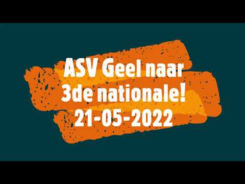 ASV Geel naar 3de amateur 21-5-2022