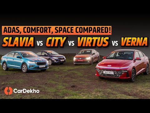 Hyundai Verna vs Honda City vs Skoda Slavia vs VW Virtus: Detailed Comparison