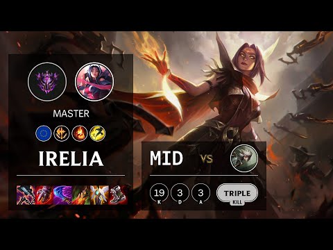 Irelia Mid vs Camille - EUW Master Patch 11.18