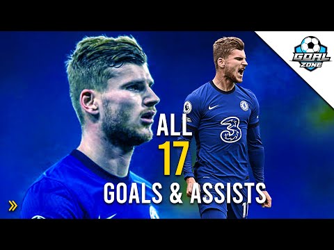 Timo Werner - All 17 Goals & Assists 2020/21 So Far