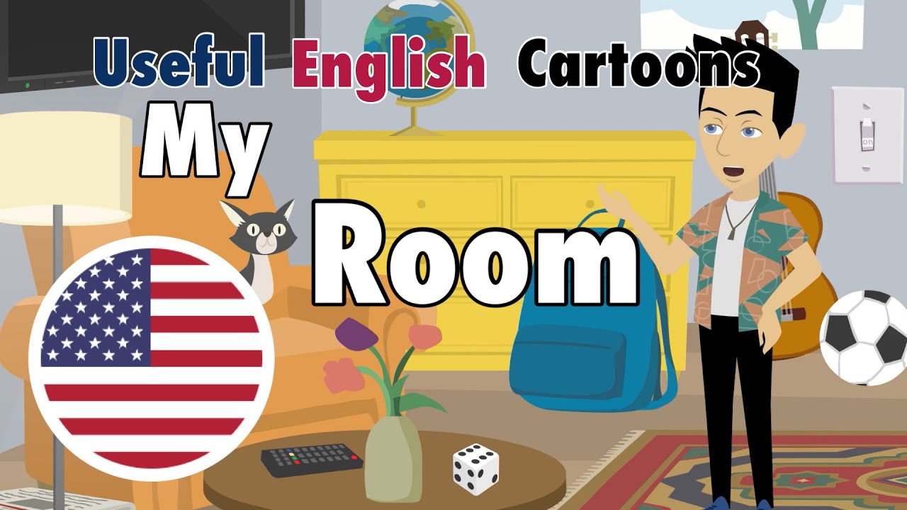 My Room – Basic English Vocabulary with Subtitles