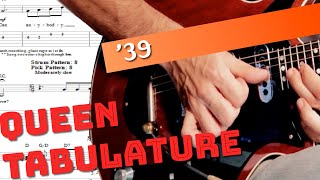 Queen '39 guitar lesson tutorial Harmonies Tab Brian May