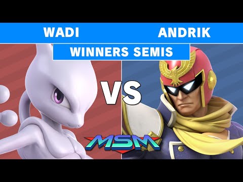 MSM Online 36 - WaDi (Mewtwo) Vs. RG | Andrik (Captain Falcon) Winners Semis - Smash Ultimate