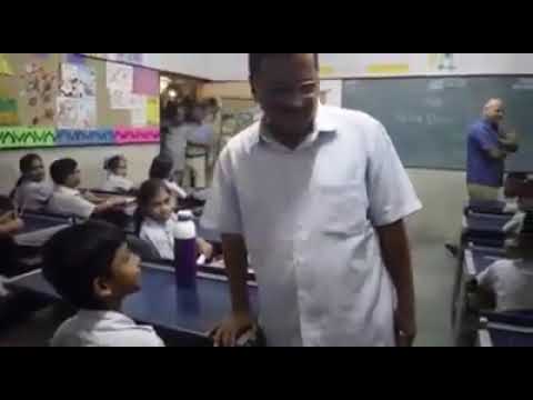 Delhi CM Arvind Kejriwal Interacts with Children of Rabea School....