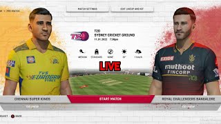 New Teams! - RCB vs CSK - IPL 2022 - Cricket 22 - AK TAMIL GAMING