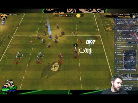 Blood Bowl 2 Stream -  Dark Elves vs Dwarves (James)