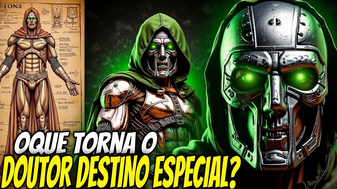 ANATOMIA BIZARRA DO DOUTOR DESTINO EXPLORADAS - O VILÃO MAIS PODEROSO DA MARVEL! ELE É IMORTAL?