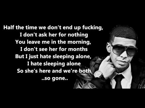 Hate Sleeping Alone - Drake // Lyrics On Screen [HD]