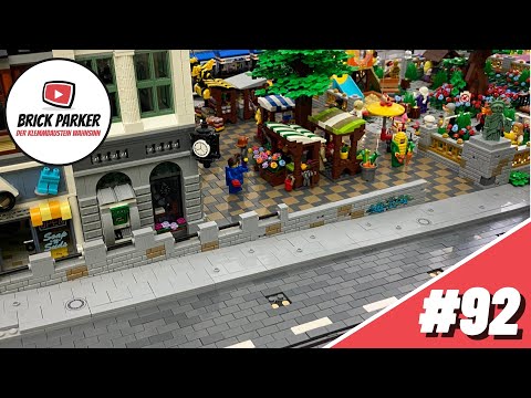 LEGO STADT UPDATE - Folge 92 - Steigung der Hauptstraße & Ausgleich Höhenunterschied zur Brick Bank