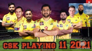 Csk playing 11 2021  ||  csk team 2021 players list || Chennai super kings|| GAMING &SPORTS