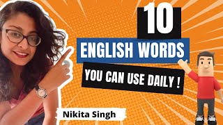 10 English Words Used in Daily Life | Improve Your English Speaking Skills | Nikita Ma'am | Padhle