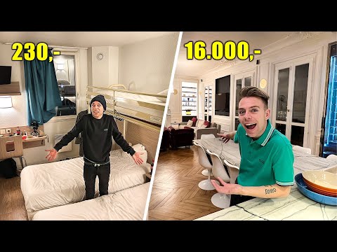 Billigste VS Dyreste overnatning i Paris