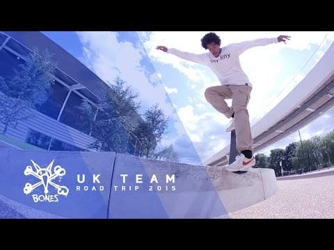 #TBT Bones Wheels UK Team Road Trip 2015: Korahn Gayle, Dom Henry, Jordan Sharkey, Robert Woodward
