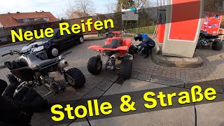 Neue Reifen, Stolle und Straße / Quad-Vlog ToxiQtime