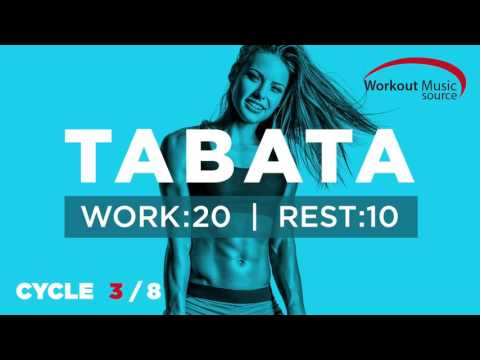 Workout Music Source // TABATA Cycle 3/8 With Vocal Cues (Work: 20 Secs | Rest: 10 Secs)