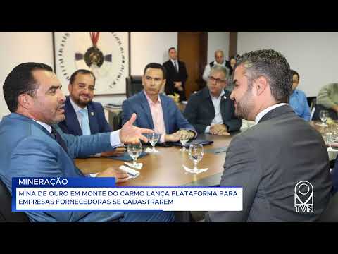 MINA DE OURO EM MONTE DO CARMO LANÇA PLATAFORMA PARA EMPRESAS FORNECEDORAS SE CADASTRAREM