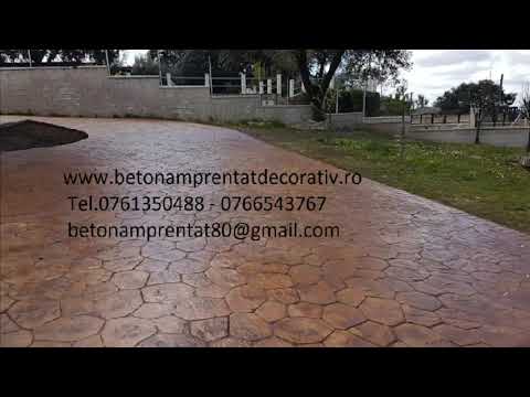 Beton Amprentat Jiana Mare - Mehedinti Tel.0761350488 -0766543767