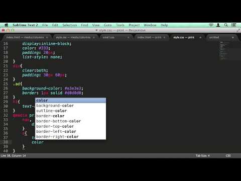 Responsive Web Design Media Queries