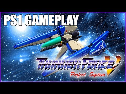 Thunder Force V 5 - Playstation One - PS1 - Gameplay - 1080P