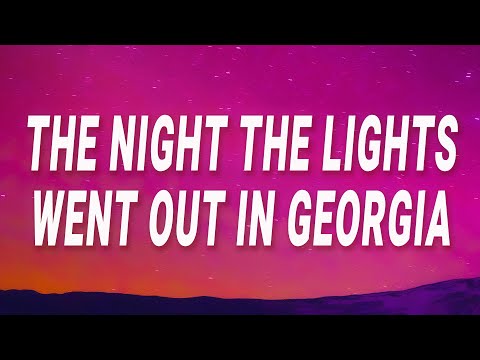 Reba McEntire - The Night The Lights Went Out In Georgia (Lyrics)