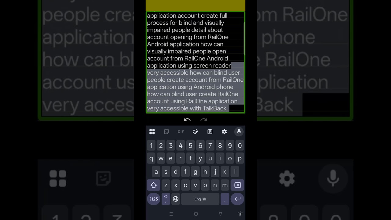 very exclusive create rail one account with TalkBack step by step very accessible rail one app
