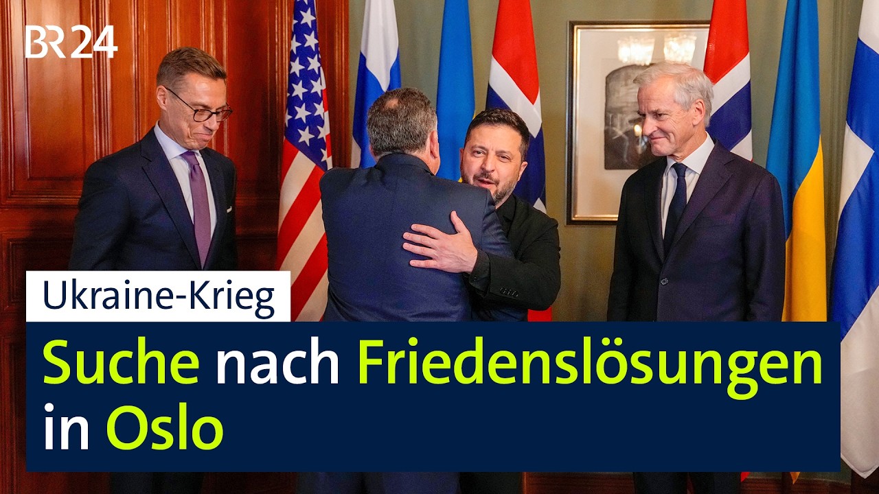 Selenskyj sucht in Oslo Verständigung mit US-Unterhändler Witkoff | BR24