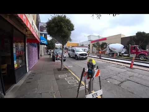 San Francisco: Taraval Street Streetcar Track Repair - Sunset China District